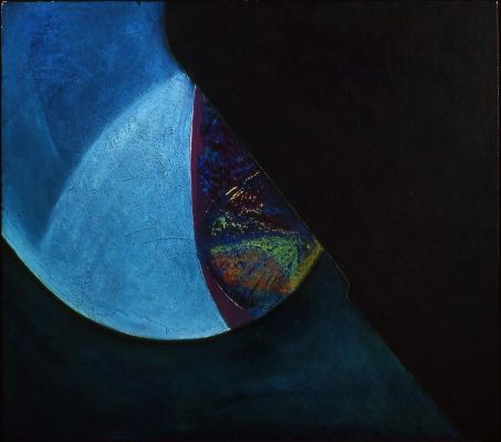 Technique mixte sur toile marouflée