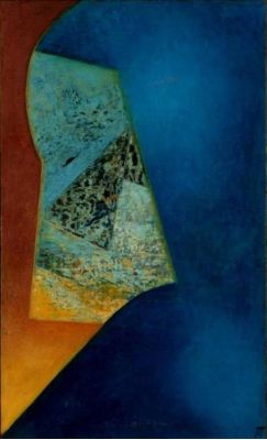 Technique mixte sur toile maroufl&eacute;e - 35/55cm